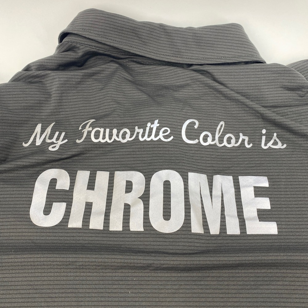 Duluth Polo Mens Extra Large Black Chrome Graphic - Picture 5 of 11